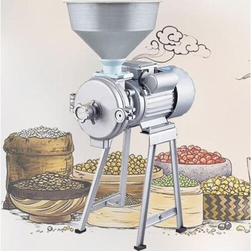 2021Peanut Butter Machine Dry & Wet Refiner Commercial Grain Beans Grinder For Tofu, Tahini, Chili Sauce,Corn Flour, Etc. 1500W