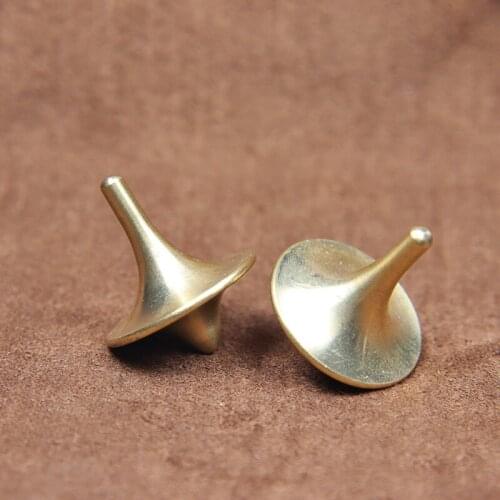 Copper Solid Gyro Brass Spinning Hot Movie Totem Print Spinning Toys for Children Adult Antistress Gyroscope Party Gift Creative