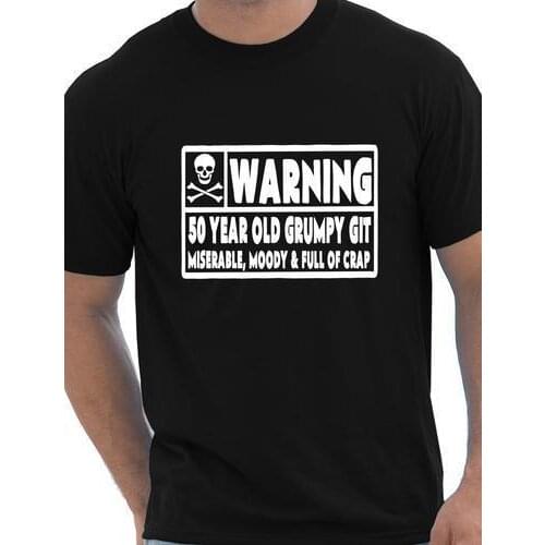 50 Year Old Git Mens Funny 50th Birthday Gift Fathers Day T-Shirt More Size and Colors-A349