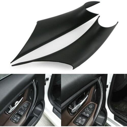NEW-Door Pull Handle Covers Front Row Door Handle Carrier Trim Cover Inside Door Pull for-BMW F30 F35 3 4 Series Car Styling