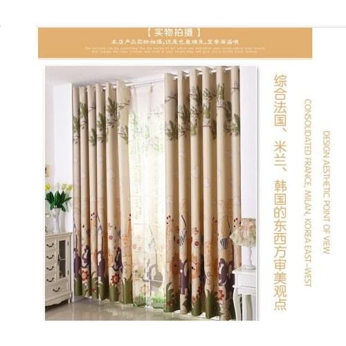 New arrival child curtain baby bedroom curtain the finished curtain cartoon dodechedron curtain one meter means 100cm*260cm