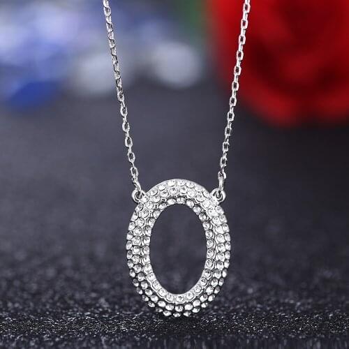 Fantastic Dragon Round Pendant Necklace Silver Color For Women Jewelry Austrian Crystal Necklace Birthday Gift NA110180