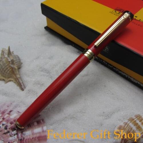 Picasso K908 Century Pioneer rollerball Pen Red and Gold metal gift ball pen 3 Color Optional