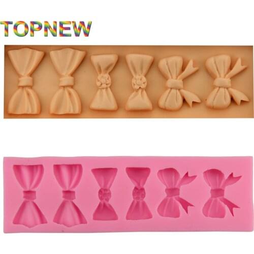 Silicone DIY Bowknot Mold Fondant Cake Decorating Baking Tools