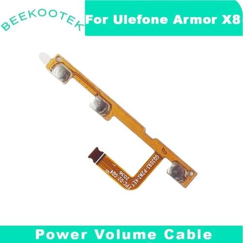 Ulefone Armor X8 Side Button Flex Cable New Original Power + Volume Button Cable repair accessories for Ulefone Armor X8 Phone