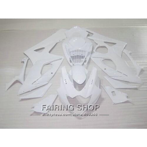 High quality Injection mold fairings for Suzuki GSXR1000 K5 K6 2005 2006 white fairing kit GSXR 1000 05 06 IK32