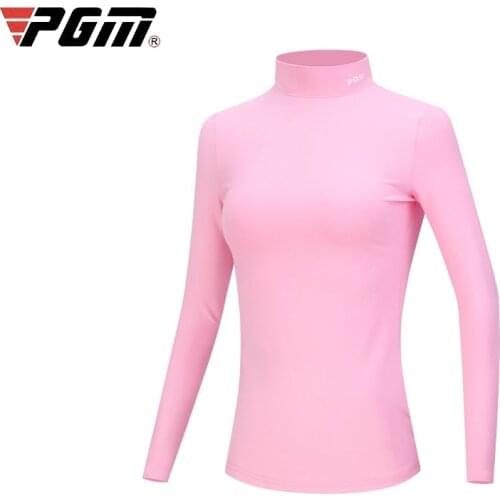 Women Long-Sleeved Ice Silk Golf T-Shirts Slim Fit Autumn Shirts Lovers Golf Apparel Golf Clothes