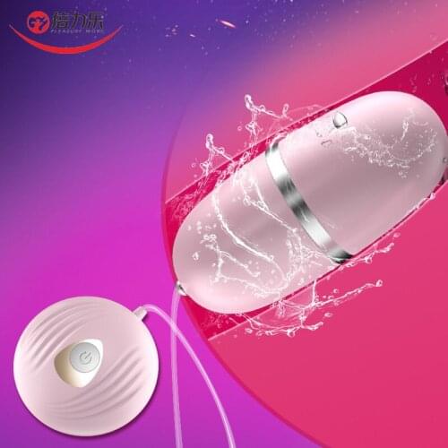 Female Mute Vibrating Egg G-Spot Vibrator Jump Egg Vagina Clitoris Stimulate Bullet Non-toxic Adult Sex Toys Remote Control
