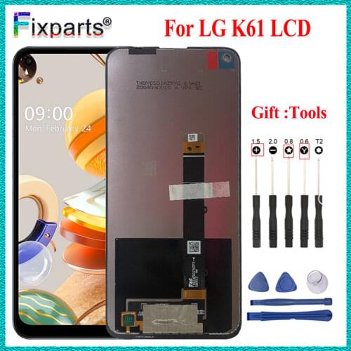 6.53'' For LG K61 LCD Display With Touch Screen Digitizer Assembly For LG K61 LMQ630EAW, LM-Q630EAW Display Repair Parts