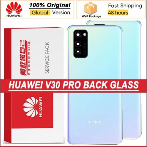 100% Original Back Housing for HUAWEI V30 Pro View 30 Pro Back Cover Battery Glass Door Rear Case with Camera Lens