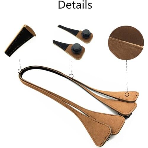 2021 PU handles 85cm for obag New 1 Pair 2 Pc PU Leather Drop End fashion handle