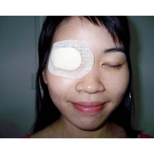 50pcs nonwoven 6.5*9.5cm eye pads Postoperative eye stickers Medical self-adhesive non-woven wound dressing after eye surgery