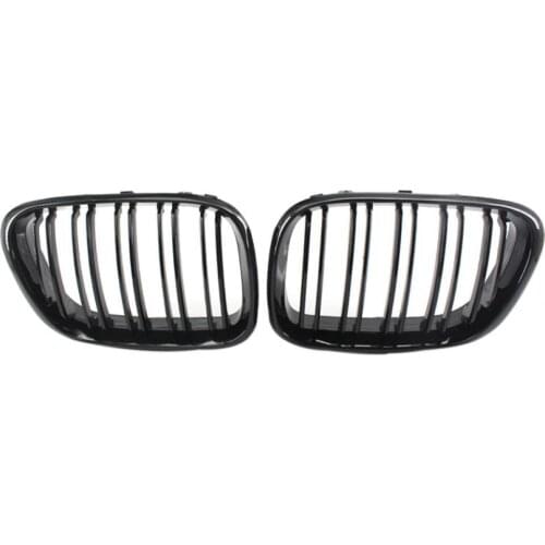 60% Hot Sale 2Pcs Grille Double Slats Quick Installation Car Accessory OE 51138250052 Bumper Grille Hood for BMW X5 Series E53
