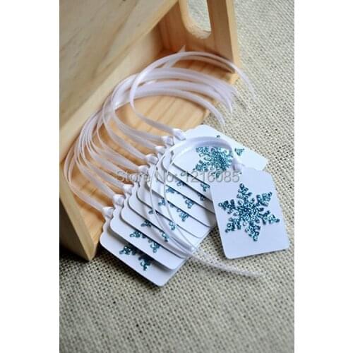 Snowflake Gift Favor Tags, Gift Tags, Price Tags, Jewelry Tags, Wedding Birthday Party Favors christmas Wish Tree, Gift Tags