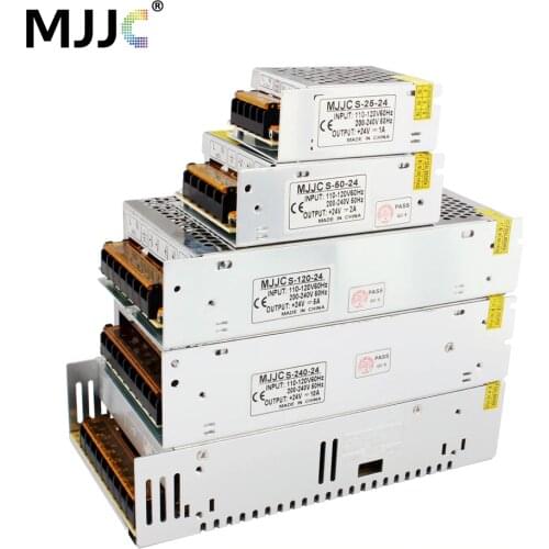 24V Power Supply Unit 2A 3A 5A 10A 24 volt LED Strip Power Supply Driver for LEDs CCTV 110V 220V to DC24V Transformer 20A 40A