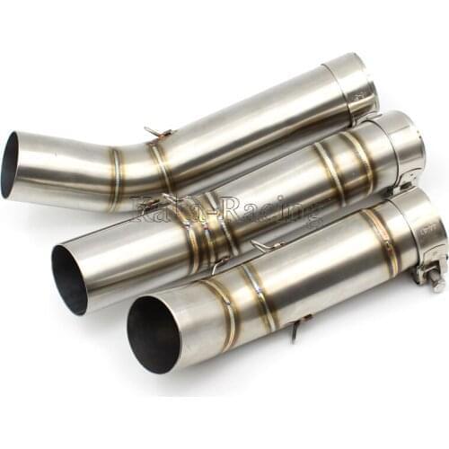 FOR GSXR600 GSX750 Motorcycle Exhaust Muffer Stainless Steel Modified Middle Link Pipe For Suzuki GSX-R700 GSX-R800 K6 K7 K8 K9