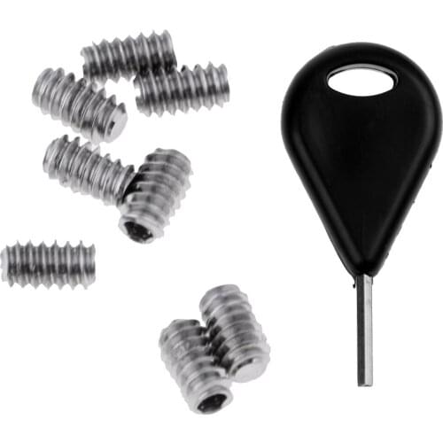 Surfboard Fin Key Surf Board Longboard Surfing Board Accessories + 10Pcs Grub Screws Surfing Surf Board Accessory for Fins