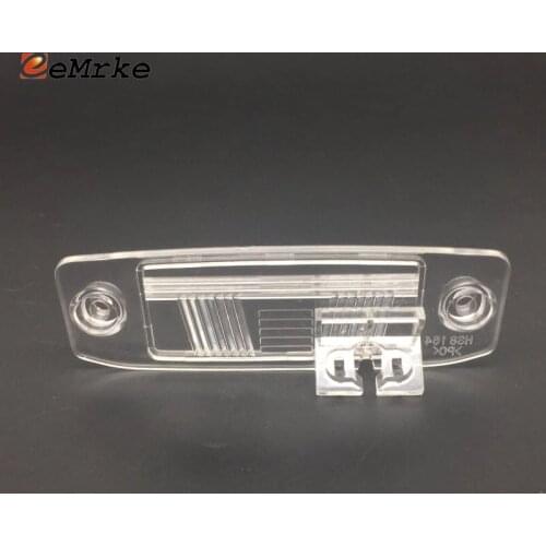 EEMRKE Car Rear View Camera Bracket License Plate Lights Housing Mount for Hyundai Tucson JM / Tucson LM Veracruz ix55