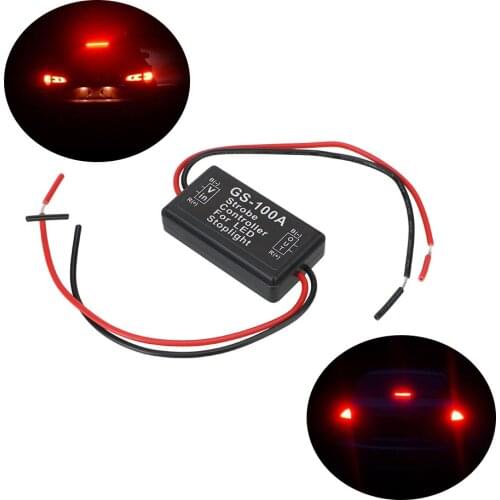 LEEPEE Taillight Flashing Controller Smart Brake Brake Light Controller IP65 New GS-100A Car LED High Position