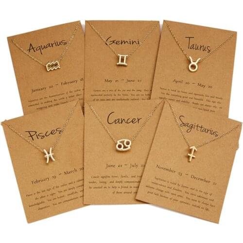 LIYAN Women's Pendants Zodiac Signs