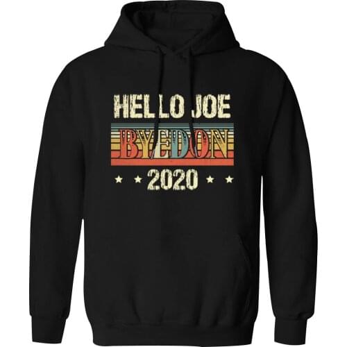 Hooded For Mens Hello Joe Byedon Fashion K-pop Sweatshirt Vintage Streetwear Standard Clothing Tops Fall 2020 Moletom Masculino