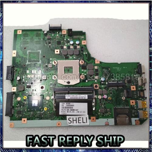 SHELI NEW For ASUS K55A U57A K55VD Motherboard REV3.0 60-N89MB1301 31KJBMB0000-A3E