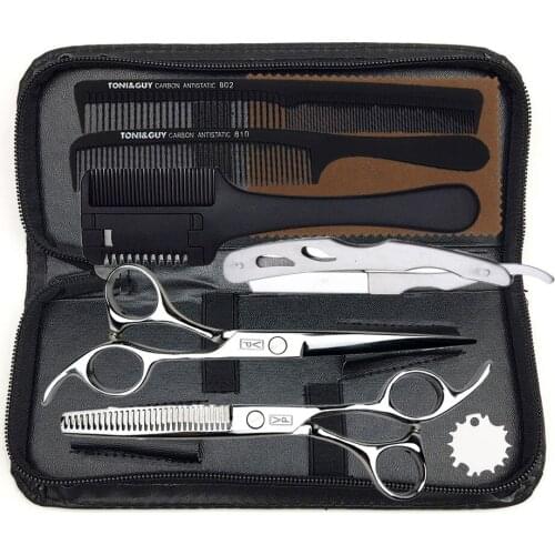 Hair Scissors 5.5"JP Steel Hair Cutting Scissors Thinning Shears Salon Hairdressing Scissors Tool Right Handed Scissors Barber