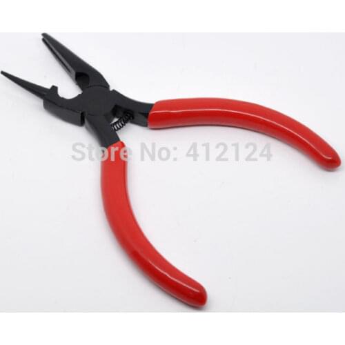 1Pc Round Nose and Concave Pliers Stainless Steel Beading Jewelry Tool 12.5cm