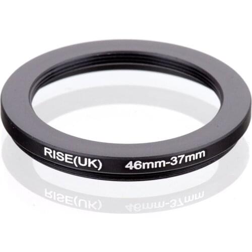 RISE(UK) 46mm-37mm 46-37mm 46 to 37 Step down Ring Filter Adapter black
