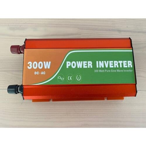 Portable Power Inverter DC 12v AC 220v 300w Pure sine wave power solar inverter