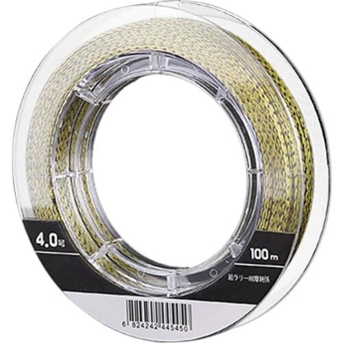 100m Strong PE 4 Strands Weave Fishing Line Rope Tackle Tool Fish Accessory