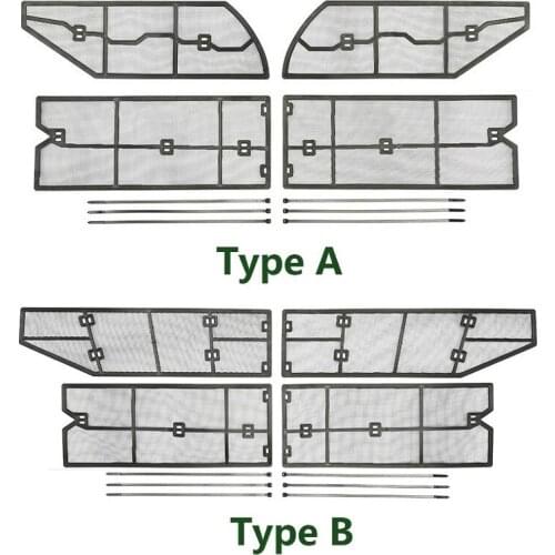 For Honda CRV 2017-2019 Stainless Car Insect Screening Mesh Front Grille Net Insert Net Protection Covers For CRV Accessories