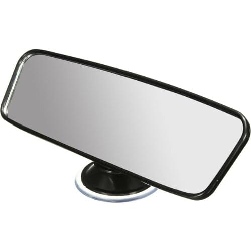 200mm Car Truck Wide Flat Interior 360° Rotating Universal Rear View Mirror Vehicle Suction Stick Rearview Mirror