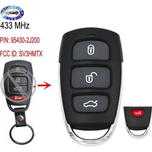 Upgraded Remote Car Key Control 433MHz for KIA Borrego 2009-2011 FCC ID: SV3HMTX, P/N: 95430-2J000