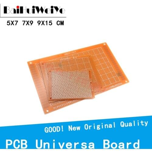 10PCS 5*7 7*9 9*15CM Single Side Universal Prototype PCB Universal Board Experimental Bakelite Copper Plate Circuirt Board DIY