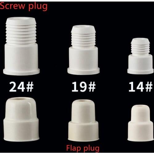 10pcs Screw plug Flap plug Saline stopper Rubber stopper Wine Stopper Sealing plug 14/19/24