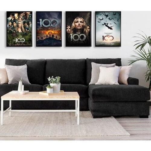 Full Square/Round Drill 5D DIY Diamond Painting "The 100 Season TV Series Show Movie"3D Diamond Embroidery Cross Stitch Home Dec