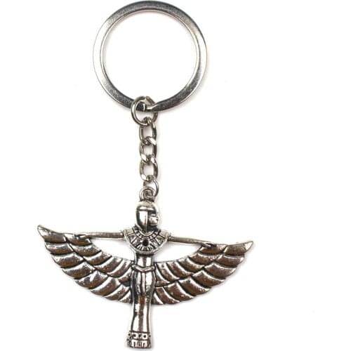 Charm Key Chain Party Souvenir Friends Gift Fashion Egyptian Queen Keychain Vintage Alloy Portrait Pendant Key Ring Men Women