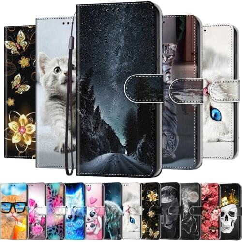 For Alcatel 3L 2021 Case Leather Soft Cute Phone Cover for alcatel 3L 2021 Cover Coque Flip Bumper on alcatel 3L 2021 Funda Book