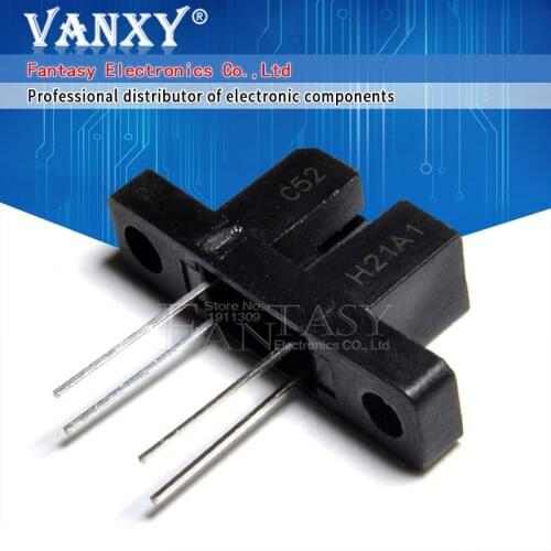 5PCS H21A1 DIP4 DIP slot photoelectric switch 3MM phototransistor New Original