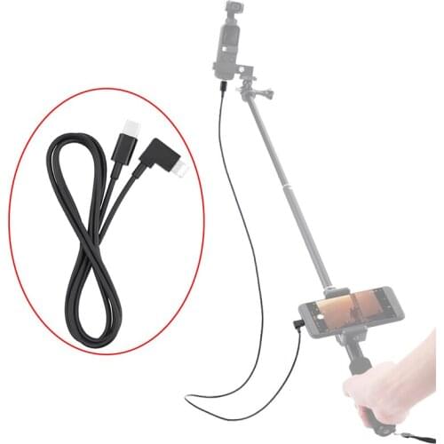 Type-c To Type-c IOS Phone Micro-USB Data Line 1M Extension Cable for DJI Osmo Pocket Pocket 2 Smart Phone OTG Connector