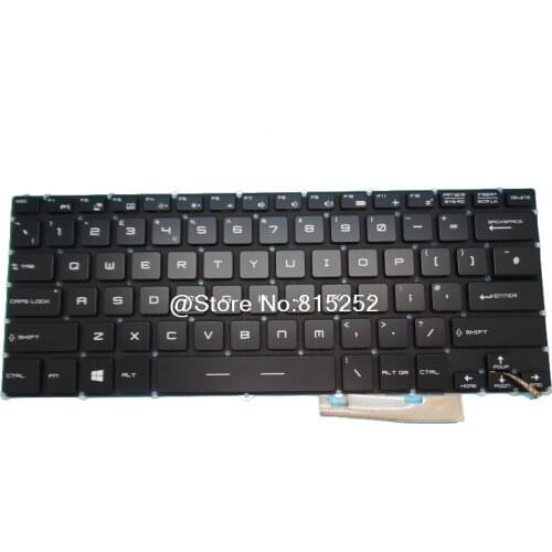 Laptop Keyboard For MSI GS30 2M-001UK 2M-016UK 2M-060UK 2M-061UK 2M-205UK GS40 6QE-027UK 6QE-028UK 6QE-053UK United Kingdom New