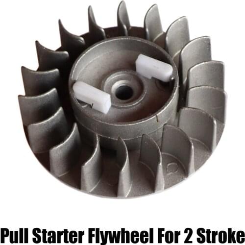 Mini Moto Recoil Older Pull Starter Flywheel For 2 Stroke 47cc 49cc Engine Parts Pocket Bike Chinese Dirt Quad ATV Crosser