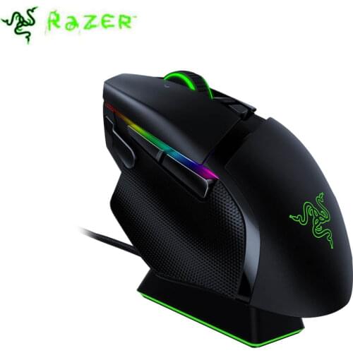 Razer Basilisk Ultimate Hyperspeed Wireless Gaming Mouse 20000DPI Mice FOCUS Optical Sensor Chroma Lighting Programmable Buttons