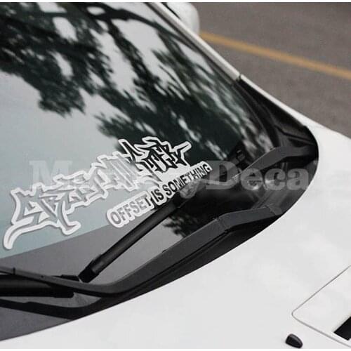 XGS DECAL HellaFlush Car windscreen windshield decal Street Monster offer is something 57cm x 13cm car outdoor sticker
