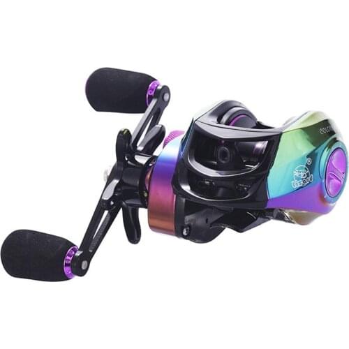 New Metal Fishing Reel Smooth Baitcasting Reel 8-10KG Max Drag Ball Bearings 7.2:1 High Speed Gear Ratio Fishing Coil Lure Tool