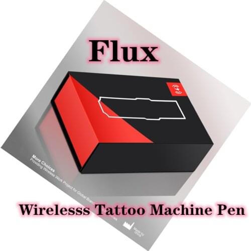 Newest FLUX Professional Wireless Tattoo Machine Pen Strong Brushless Motor 2400 mAh Lithium Battery for Artist Body