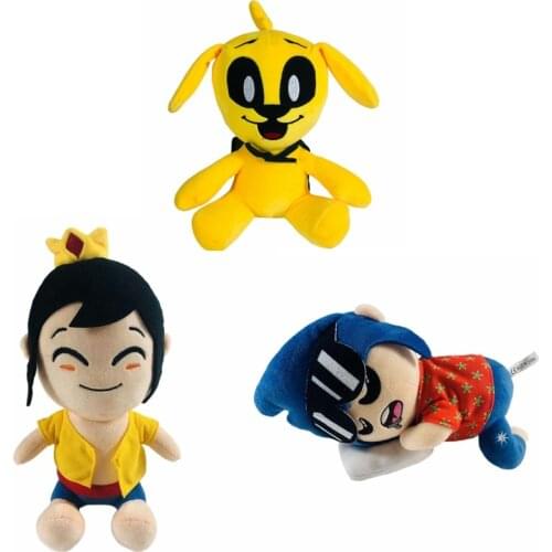 New 25cm Kawaii Mikecrack Mike Crack Plush Toys Cute Yellow Dog Soft Stuffed Dolls Toy For Children Birthday Christmas Gift