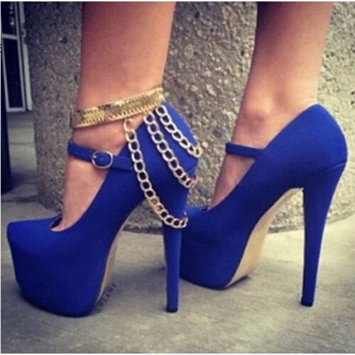 Shofoo shoes. Beautiful and fashionable womens shoes, suede,about 14.5cm high-heeled womens shoes, pointed toe pumps