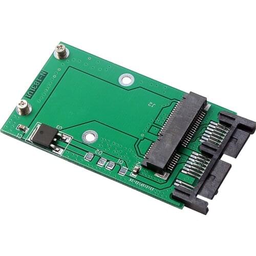 Prettyia mSATA SSD HHD to 1 . 8 inch 7 + 9 Micro SATA Adapter PCB Board